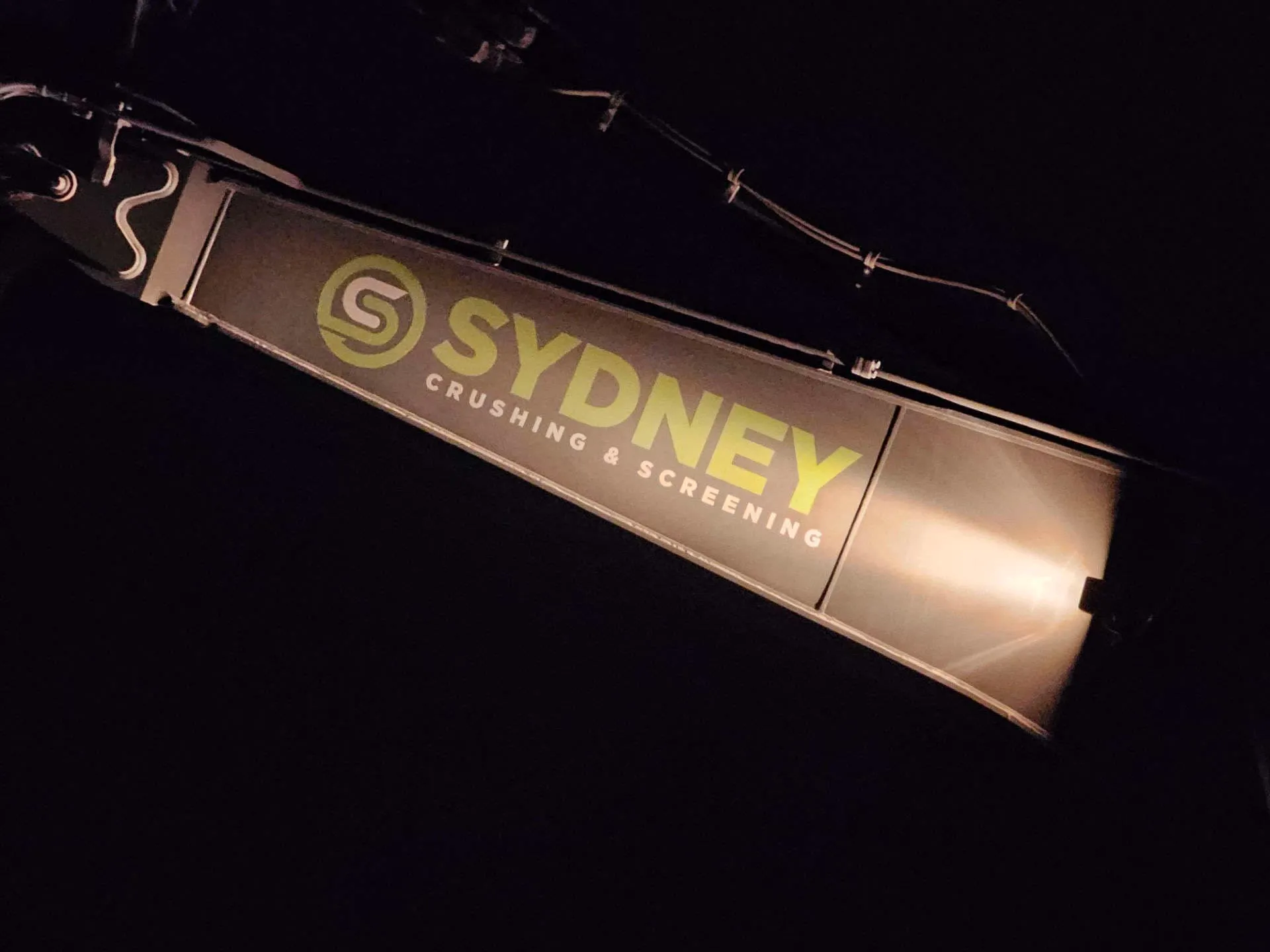 Sydney Crushing & Screening equipment working on site