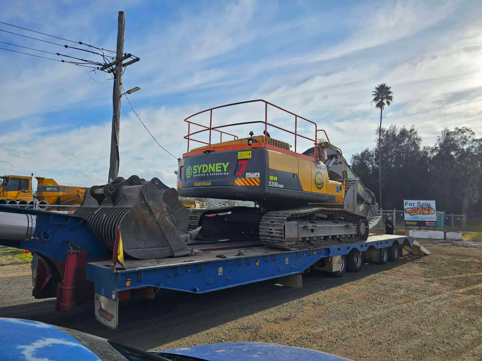 Sydney Crushing & Screening equipment working on site
